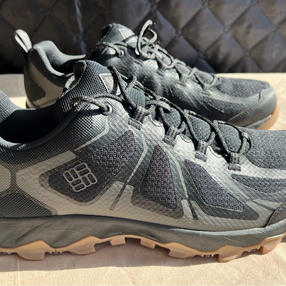 Columbia Men’s 11.5M (Black/Grey) OutDry Waterproof Hiking/Trail Sneakers